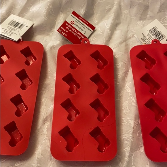 Celebrate It Other - 3 silicone Christmas stocking mold